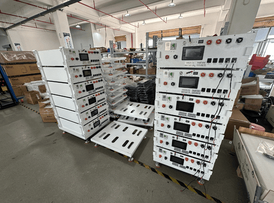 Процесс сборки модуля литиевой батареи на заводе по производству накопителей энергии