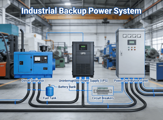 Rakour Energy | LiFePO4 Battery & Energy Storage System Manufacturer — HV & LV Series Rakour HV series high-voltage lithium iron phosphate battery pack with active BMS protection and fan cooling providing reliable industrial backup power for factories and data centers during grid outages